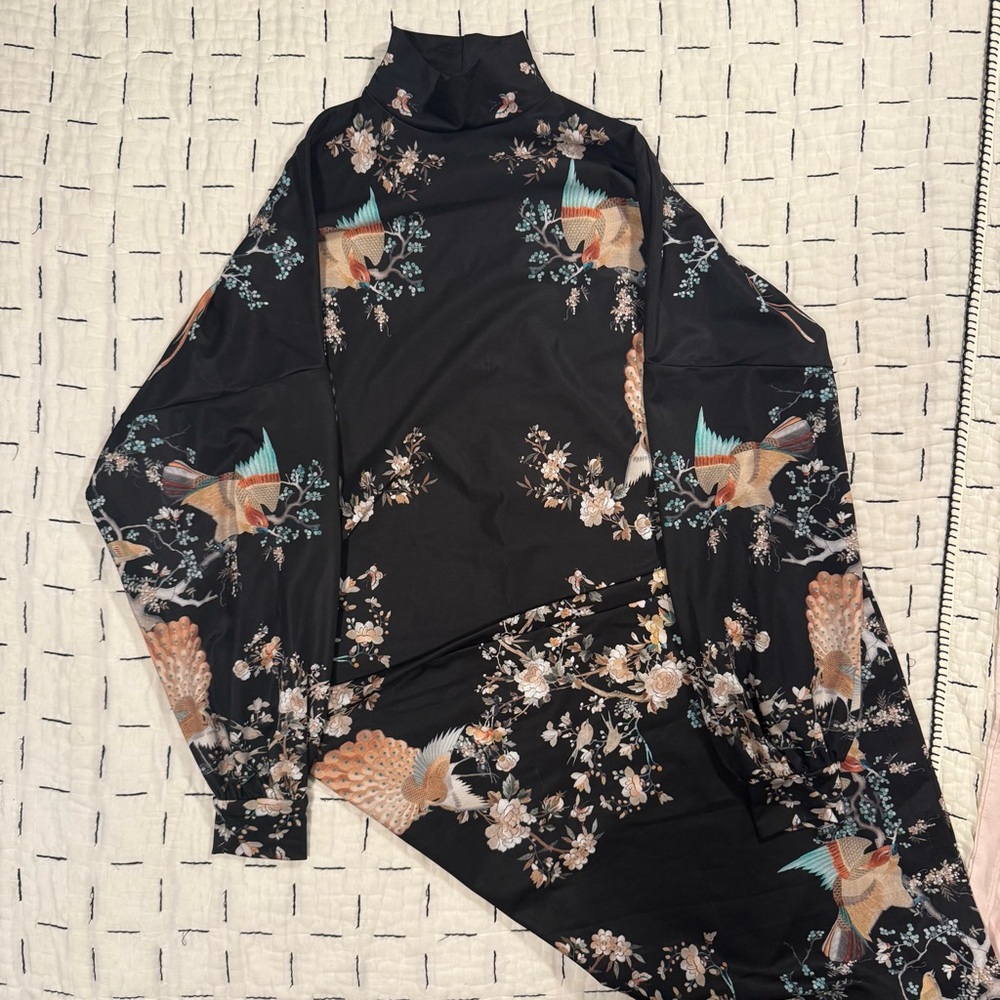 Coromandel Screen Batwing Dress